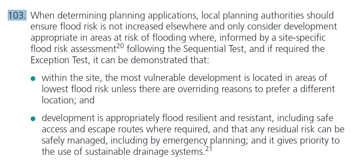 NPPF Point 103