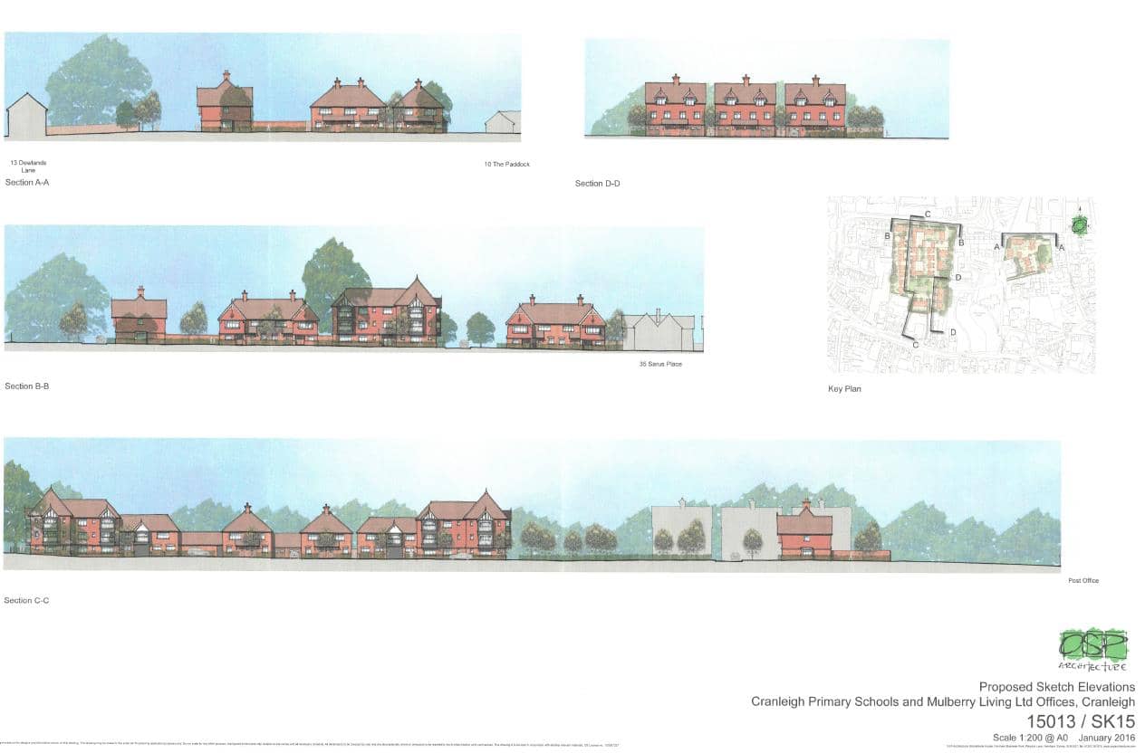 Cranleigh Primary Schools proposed elevation plans