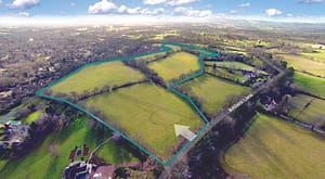 Cala Homes site Cranleigh Amlets Lane green field