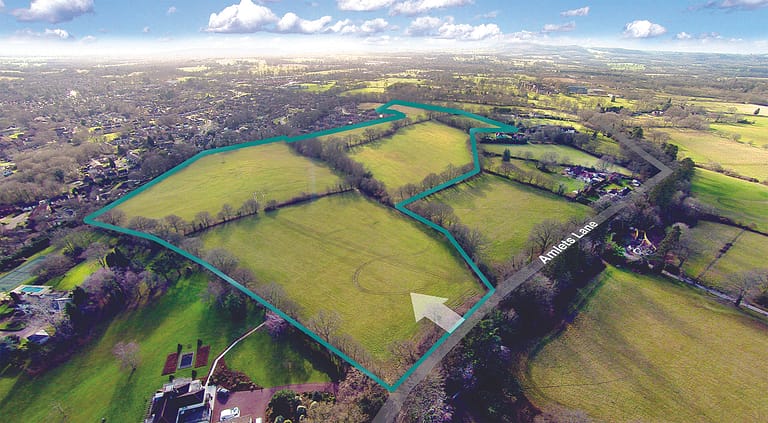 beautiful green fields Cranleigh