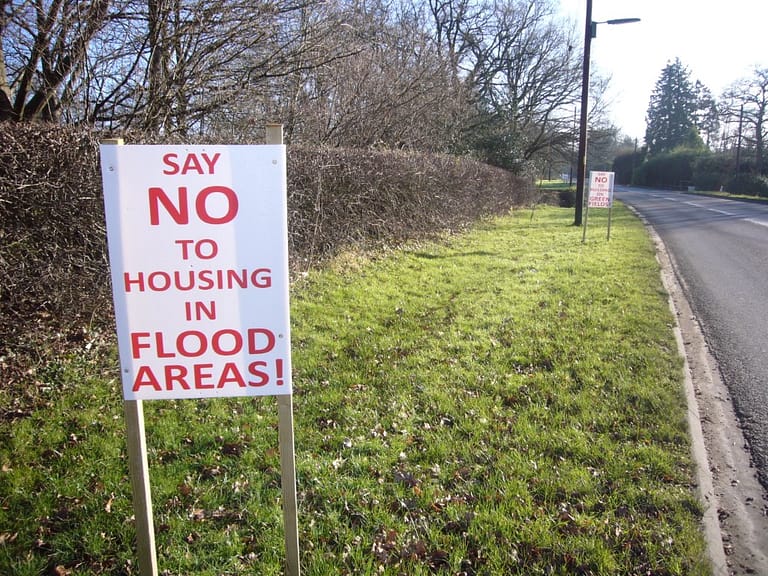 Cranleigh says No to housing on flood plain