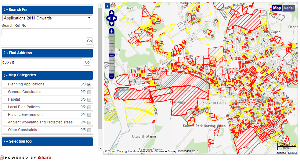 Cranleigh Planning Applications 2011 onwards